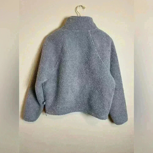 JoyLab Gray Women's 1/2 Zipper Sherpa Pullover Sweatshirt Size S - Picture 8 of 13